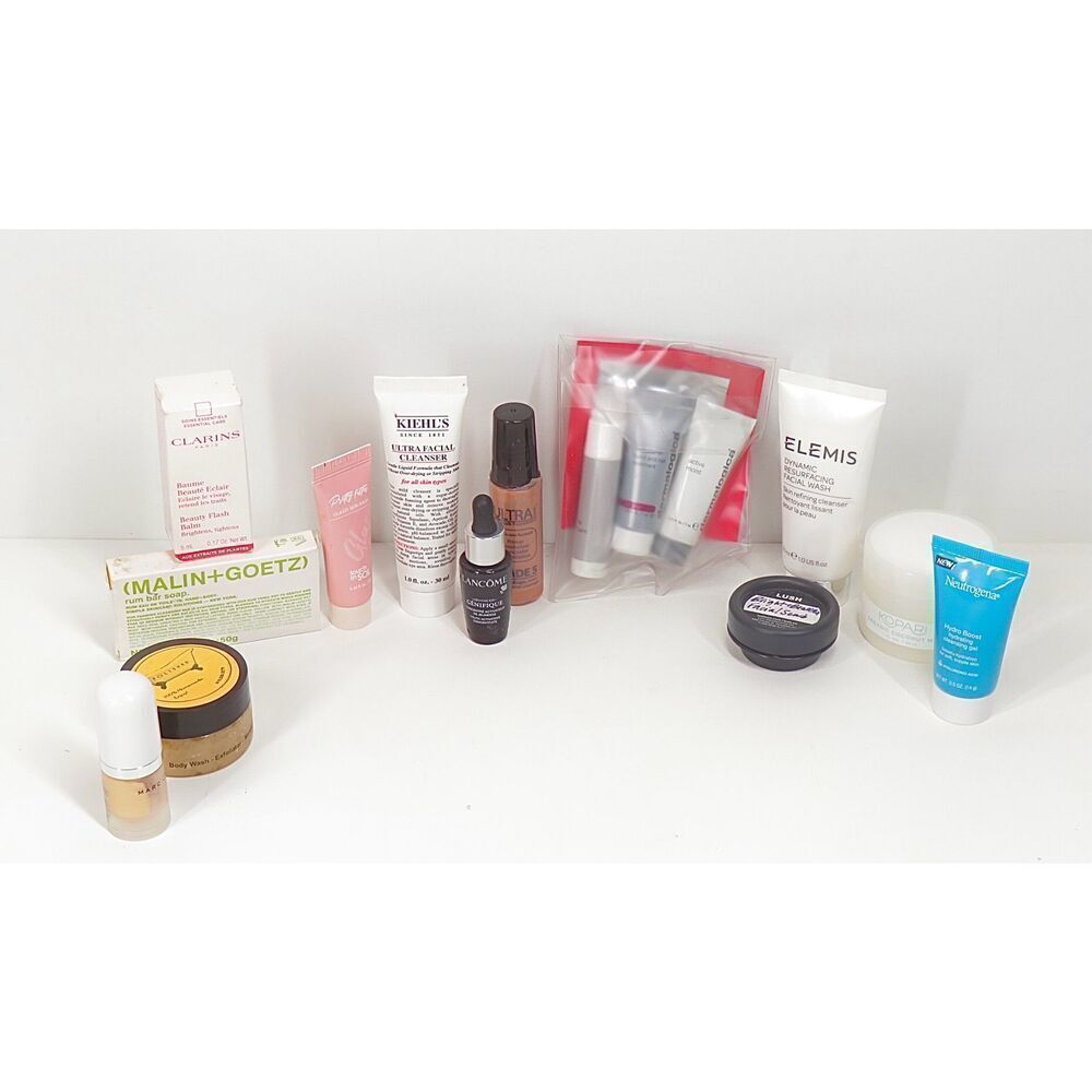 Marc Jacobs Clarins Dermalogica Lancôme Kiehls Elemis Lush Kopari 15pc Lot
